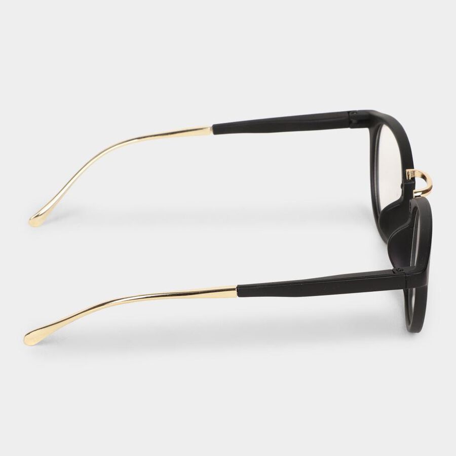 Clear Glass Plastic Cat Eye Frame - Color May Vary, , large image number null