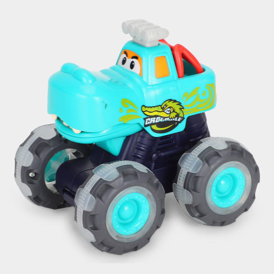kid's Friction Powered Bull Monster Truck Toy, , large