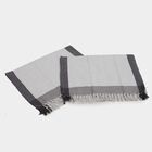 190 GSM Grey Cotton Hand Towel, , small image number null