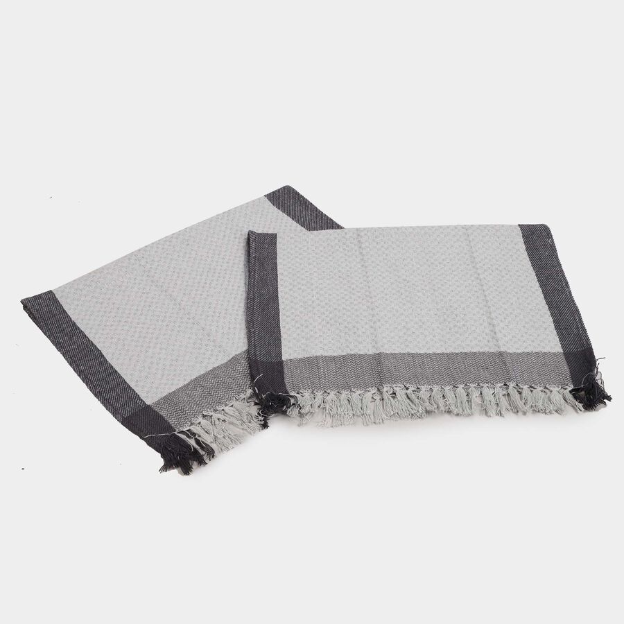 190 GSM Grey Cotton Hand Towel, , large image number null