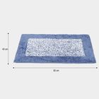Anti-Skid Blue Polyester Door Mat, , small image number null