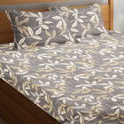 120 GSM Grey Microfiber Double Bedsheet, , small image number null