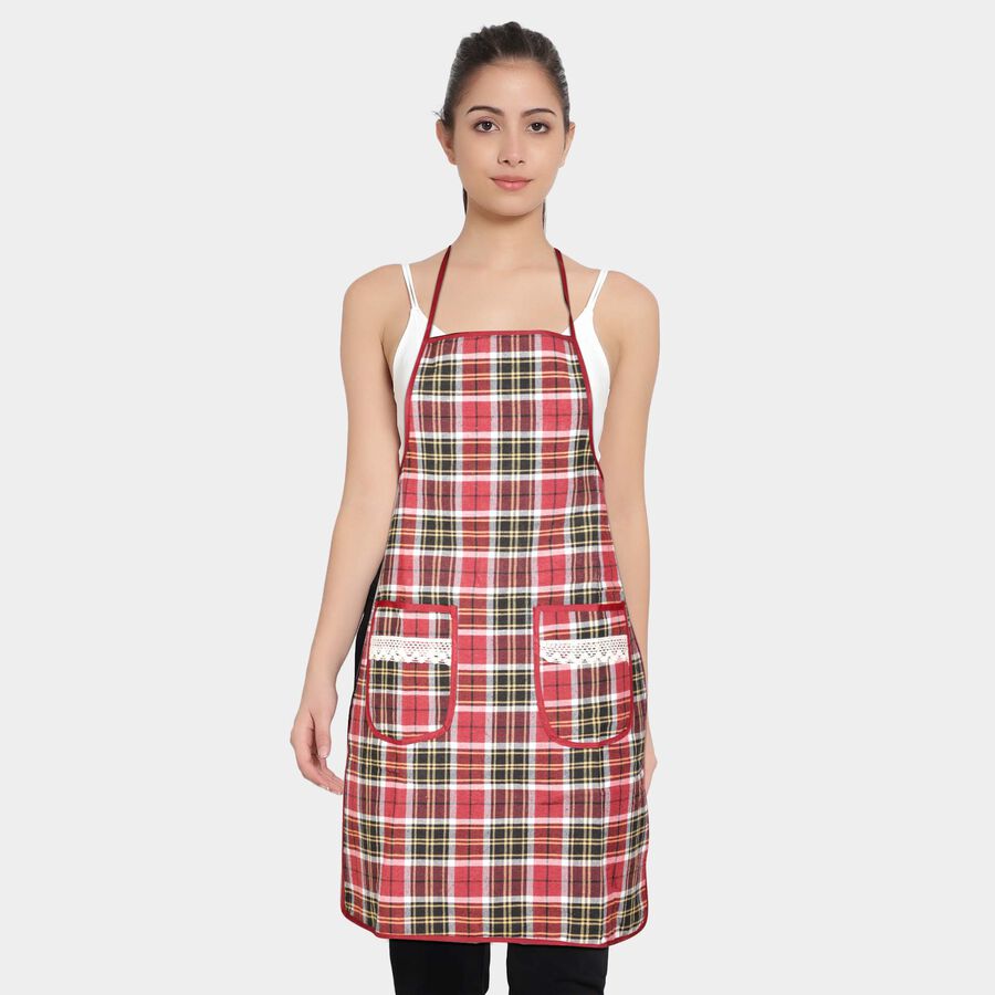 Maroon Polyester Apron, , large image number null