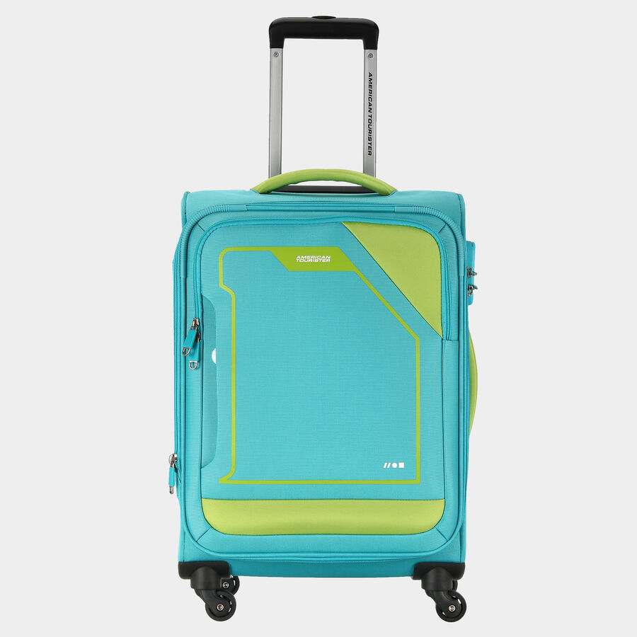 4-Wheel Polyester Soft Case Trolley, Medium, , large image number null