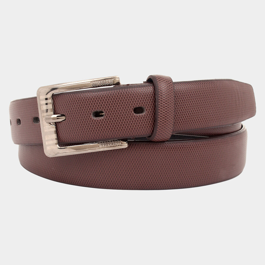 Men Formal Brown Belt (40 in.), , large image number null