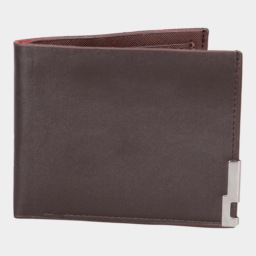 Men's Bi Fold Wallet, Polyurethane