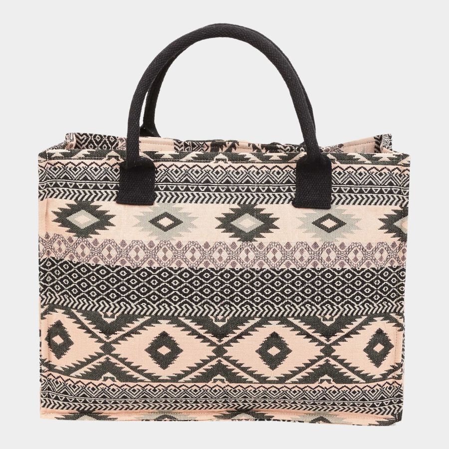 Women's Plain Canvas Shopping Bag, Large, , large image number null