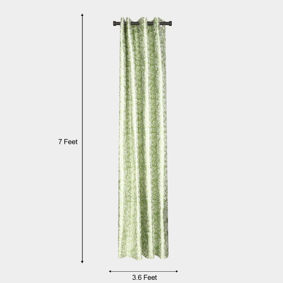 7ft. Dark Green Microfiber Door Curtain, , large image number null