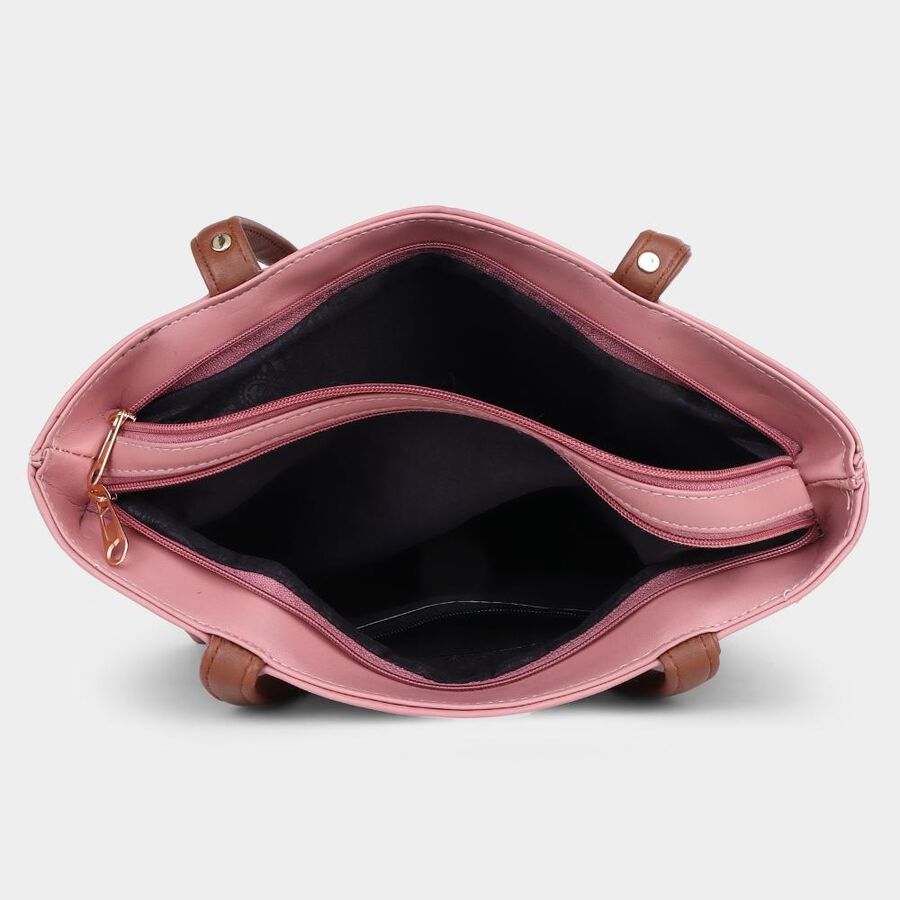 Women's Mauve Polyurethane Hand Bag, , large image number null