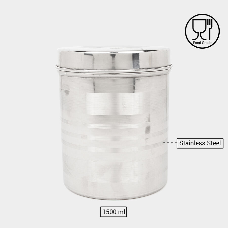 Stainless Steel Container (Dabba) - 1500 ml, , large image number null