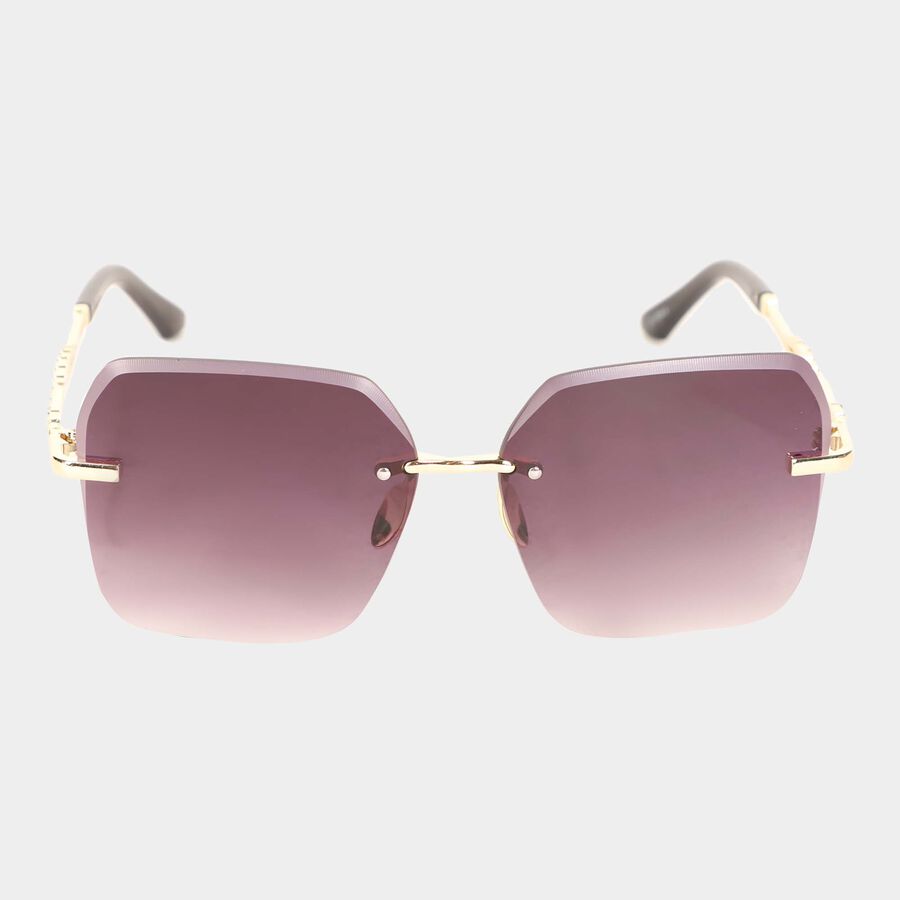Women's Plastic Rectangle Sunglasses, , large image number null