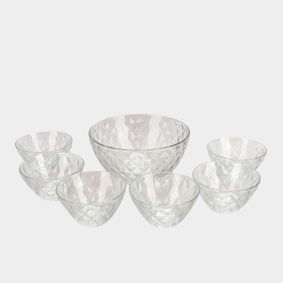Glass Dessert Set - Set Of 7, , large image number null