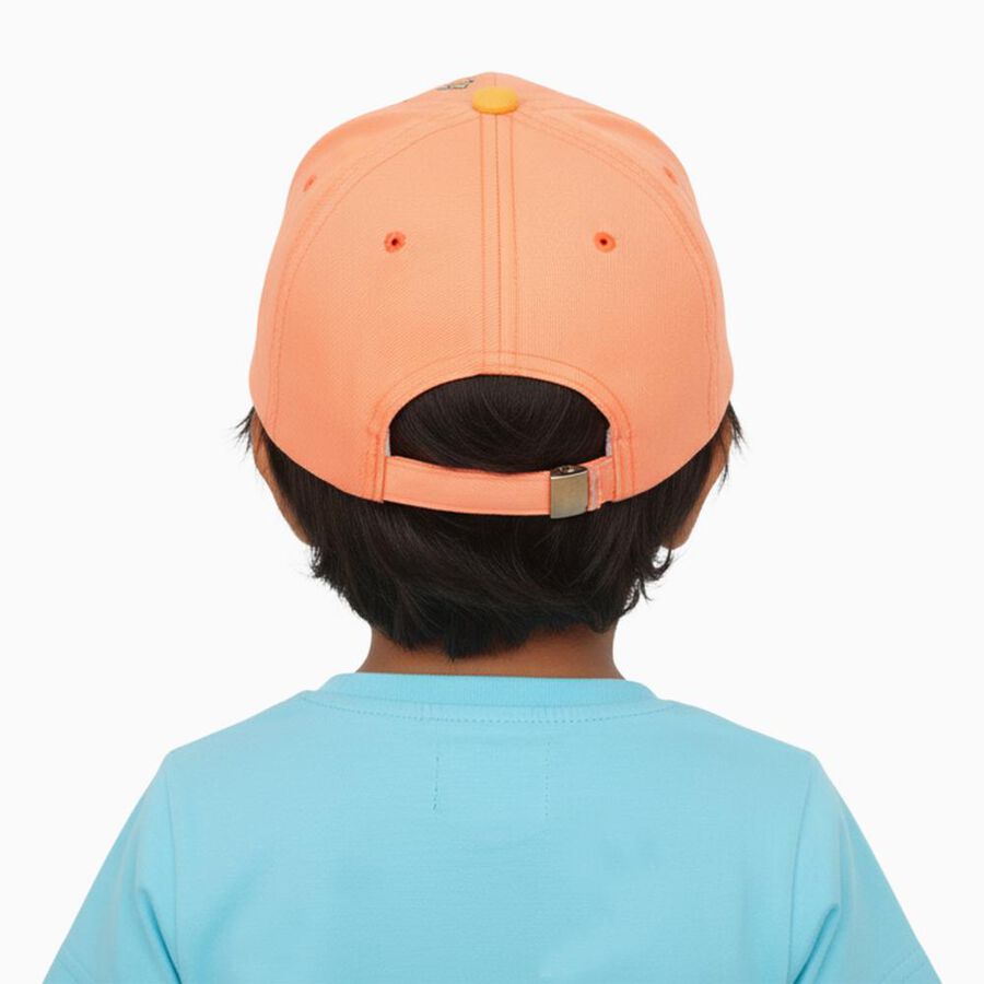 Kid's Orange Fabric Cap, , large