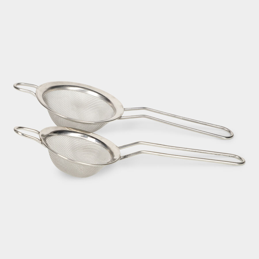 Steel Strainer, Set of 2, , large image number null