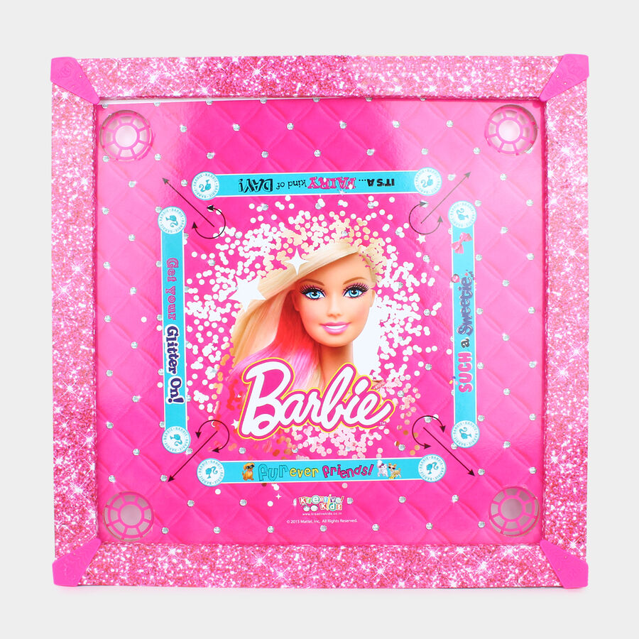 Barbie Carrom Board With 19 Coins & Striker (20 in.), , large image number null