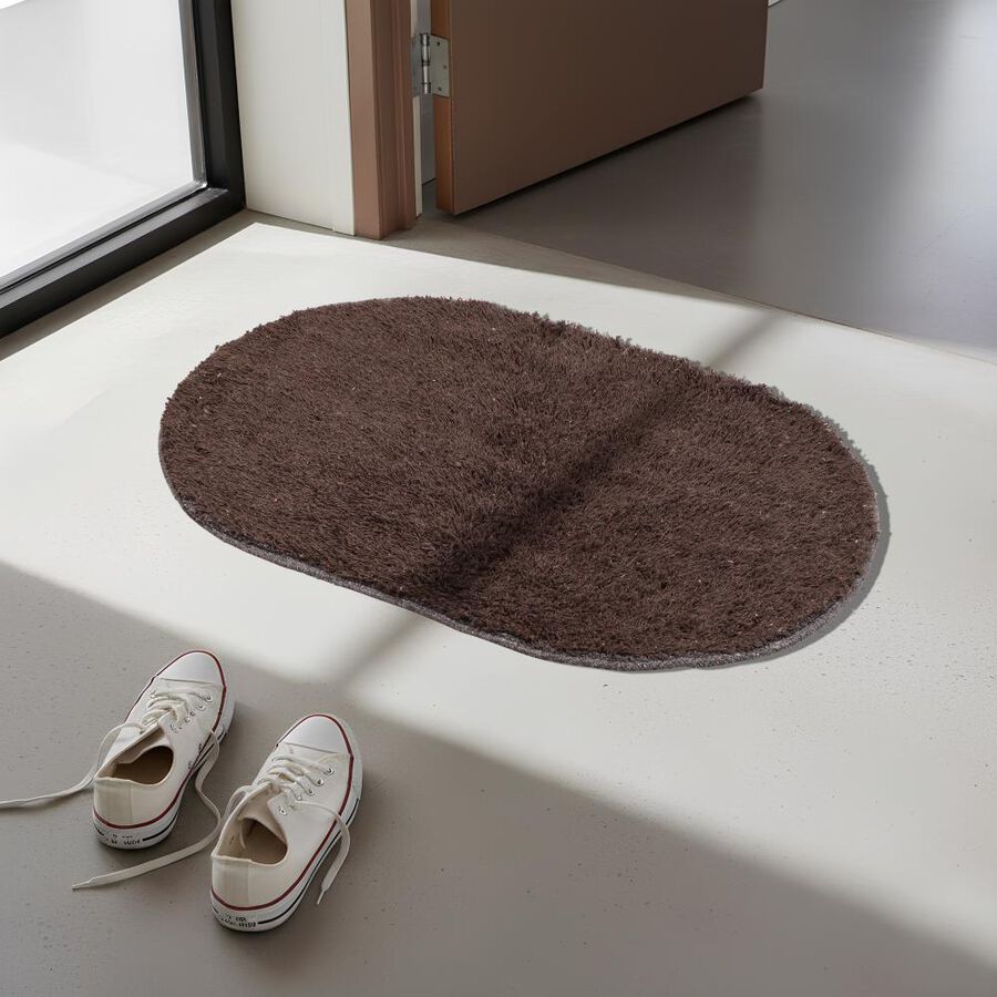 Multicolor Polyester Cotton Door Mat, , large