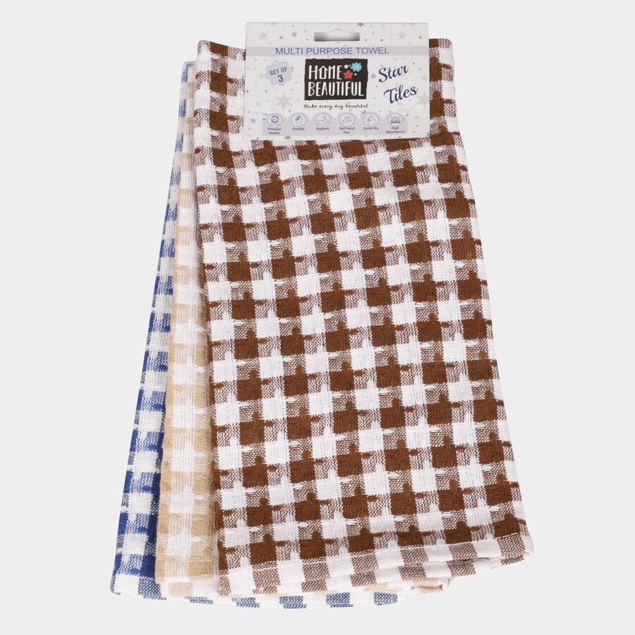 Cotton Kitchen Napkin Set of 3, , large image number null