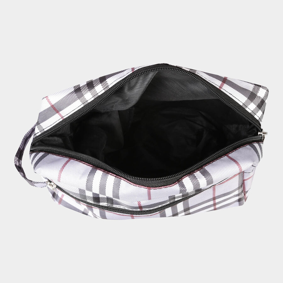 Grey Nylon And Polyester Pouch, , large image number null
