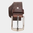 Men's Brown Leather Casual Belt, , small image number null