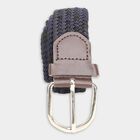 Men's Navy Blue Canvas Casual Belt, , small image number null