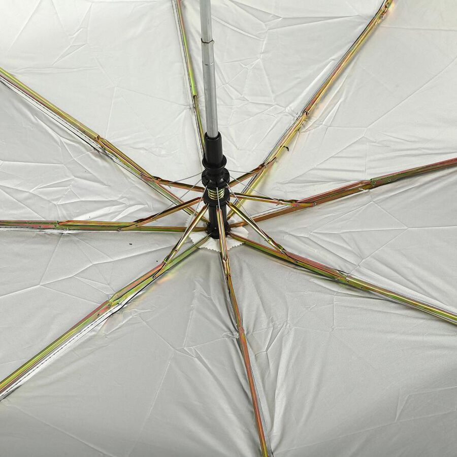 Men's Black Polyester Umbrella, , large