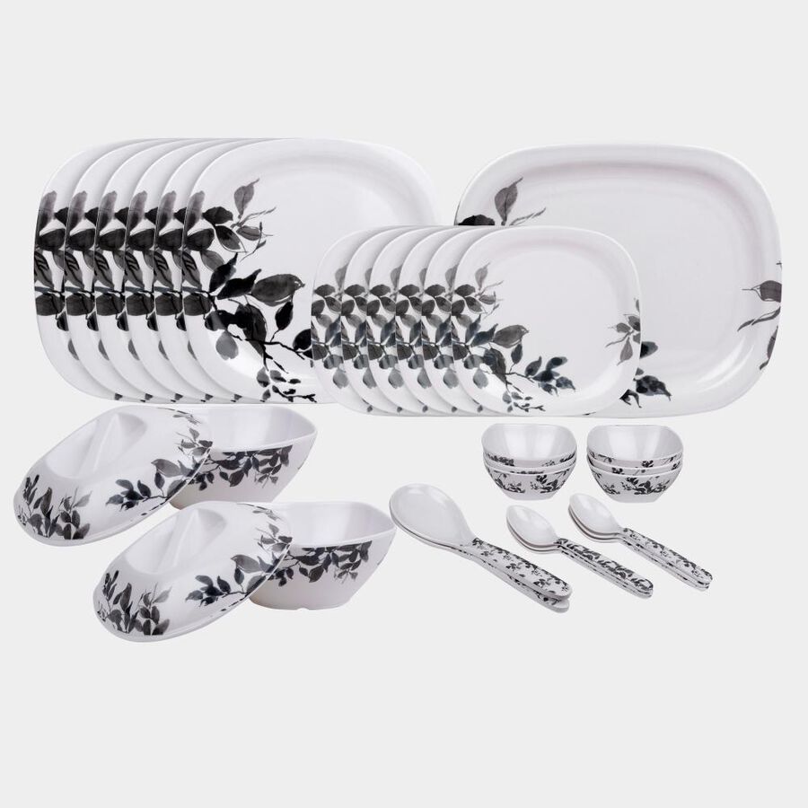 Home Finery 31 Pcs. Melamine Dinner Set Vishal Mega Mart India