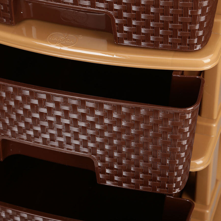 4-Tier Plastic Multi-Drawer Organizer, , large image number null