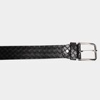 Men's Black Polyurethane Casual Belt, , small image number null