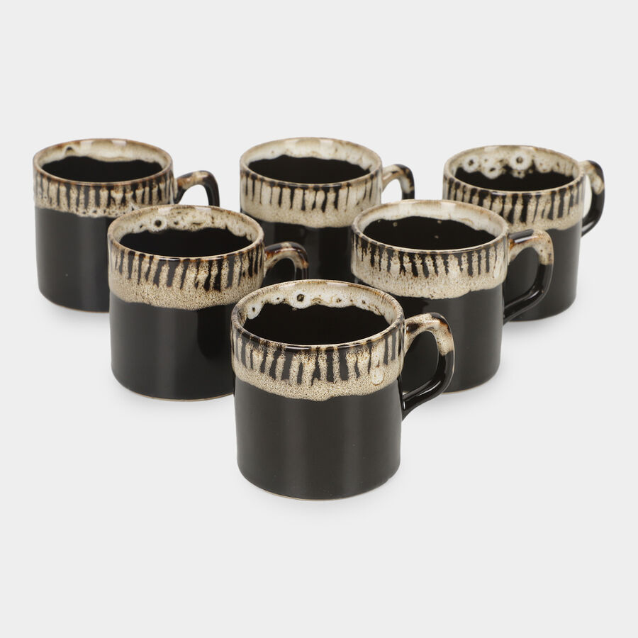 150ml Stoneware Cup Set of 6, , large image number null