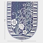 Blue Polyester Sofa Cover Set of 10, , small image number null