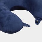 Dark Navy Blue Solid Pillow, , small
