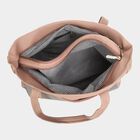 Women's Peach Polyurethane Tote Bag, , small image number null