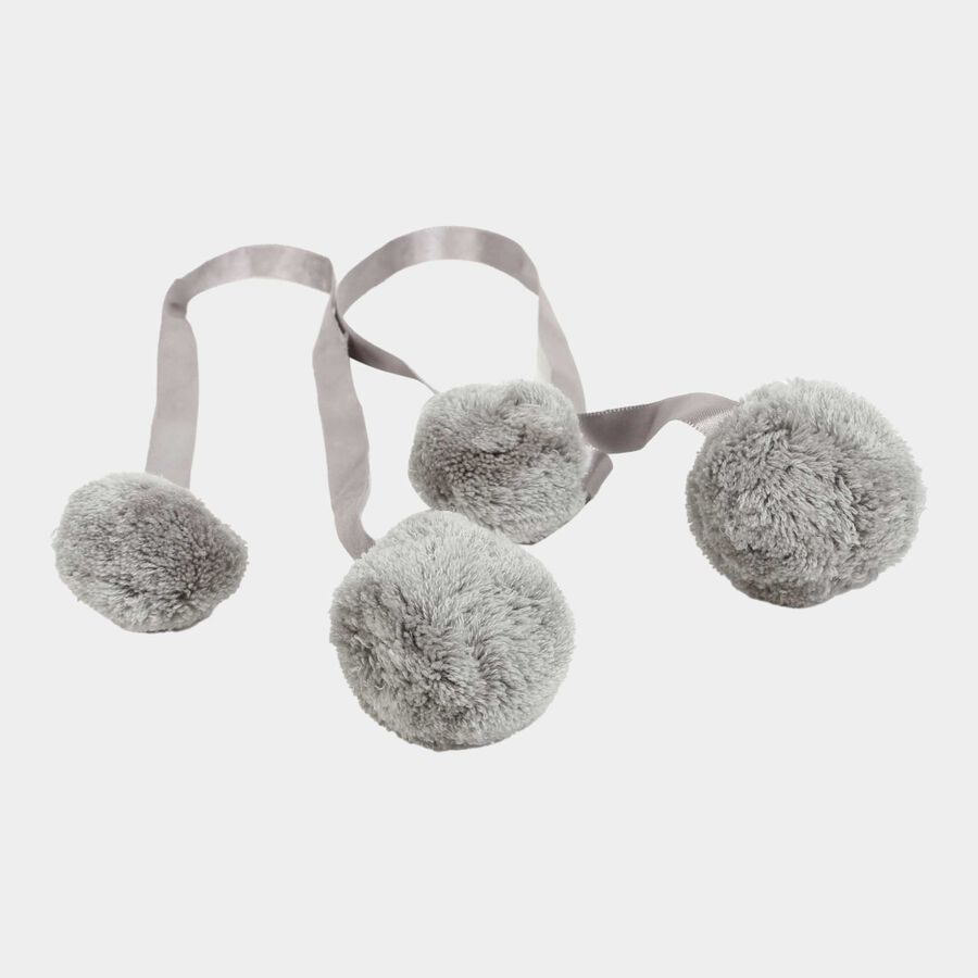Grey Microfiber Tieback Rope, , large image number null