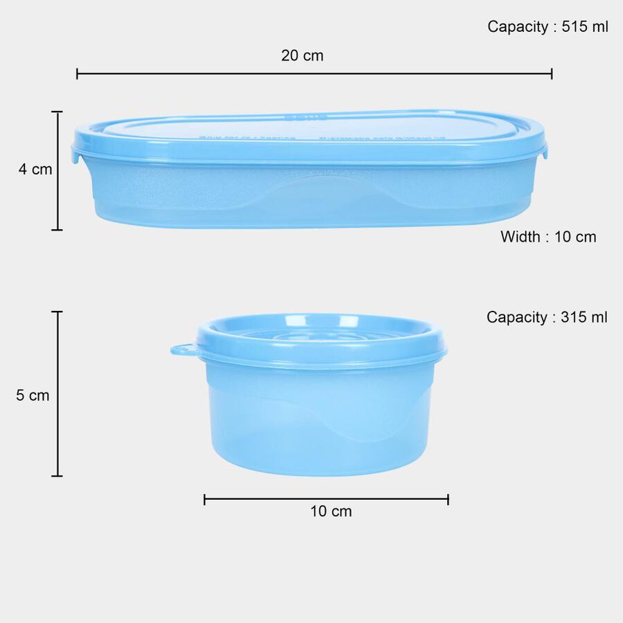 Plastic Lunch Box Container, Set of 3, , large image number null