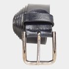 Men's Navy Blue Polyurethane Casual Belt, , small image number null