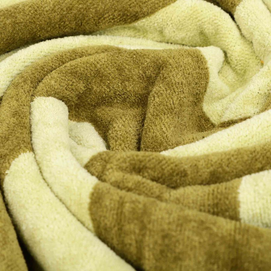 400 GSM Green Cotton Bath Towel, , large