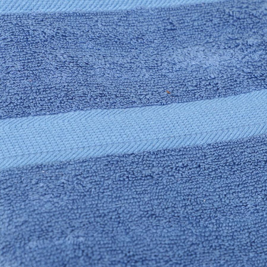 480 GSM Blue Cotton Bath Towel, , large image number null