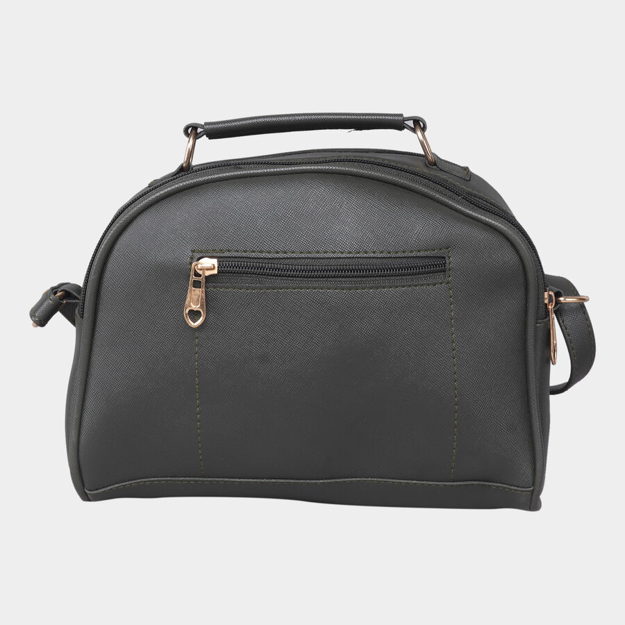 Women's Polyurethane Zipper Handbag, , large image number null