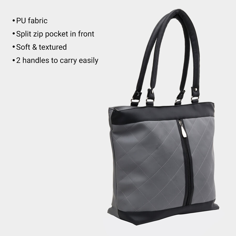 Women's Polyurethane Tote Bag, Medium Size, , large image number null