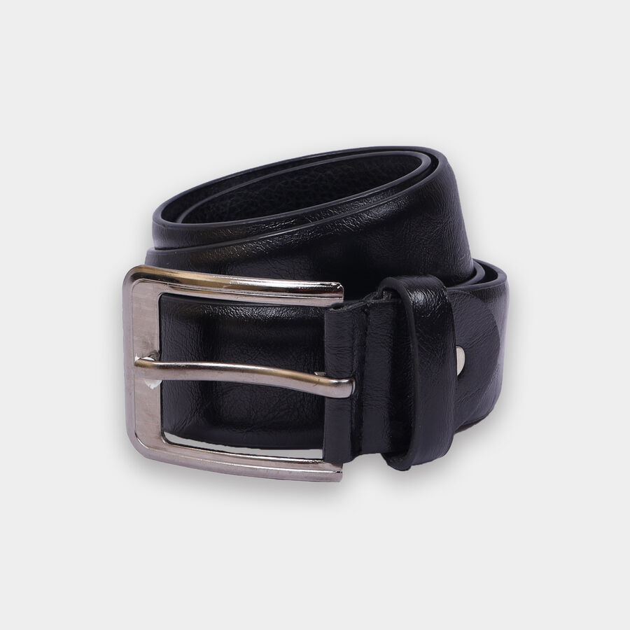 Men's Polyurethane Casual Belt, Size 36, Smooth/Plain, , large image number null