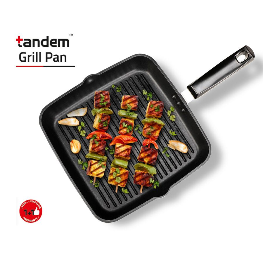 Tandem Aluminium Diecast Grill Pan Vishal Mega Mart India