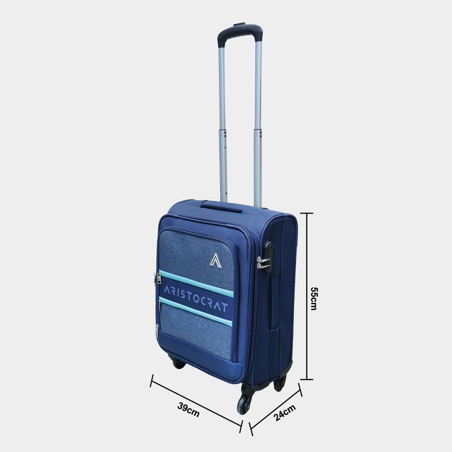 4-Wheel Polyester Soft Case Trolley,Small , , large