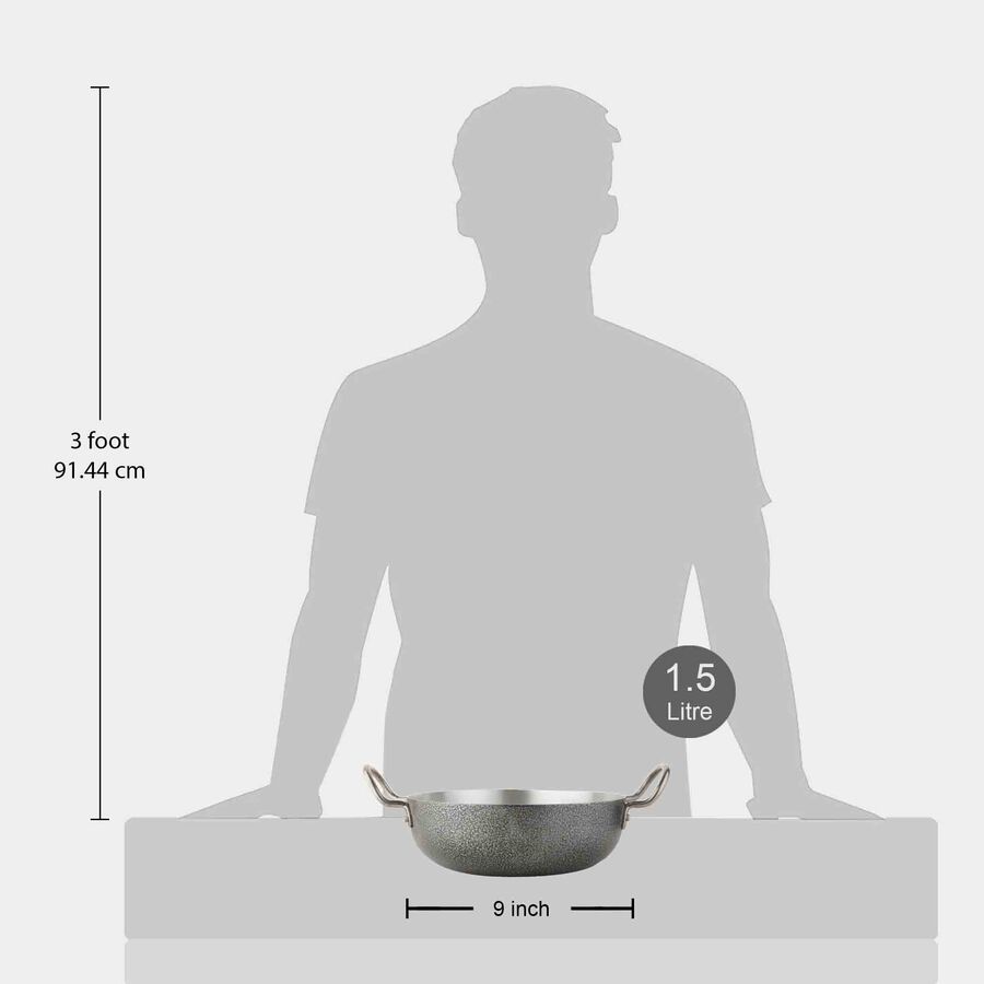 1.5 L Aluminum Kadhai, , large image number null
