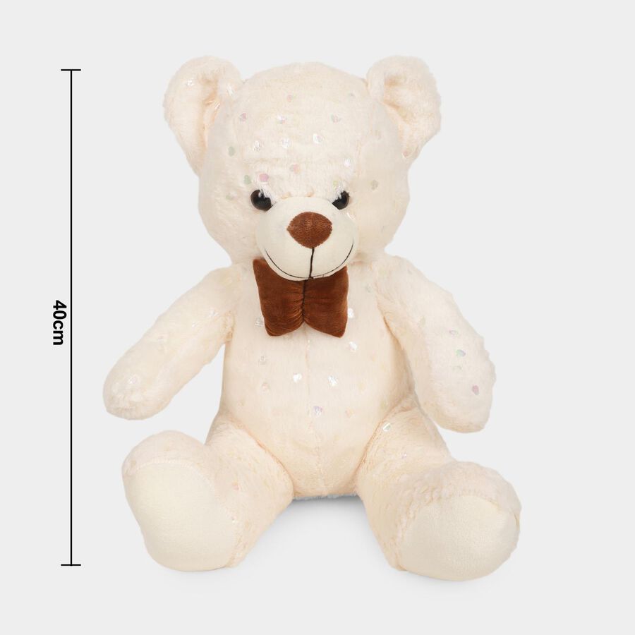 Cream Fur Teddy Bear, , large