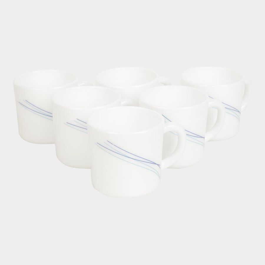 180ml Opalware Coffee Mug Set of 6, , large