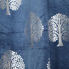 7ft. Blue Velvet Door Curtain, , small image number null