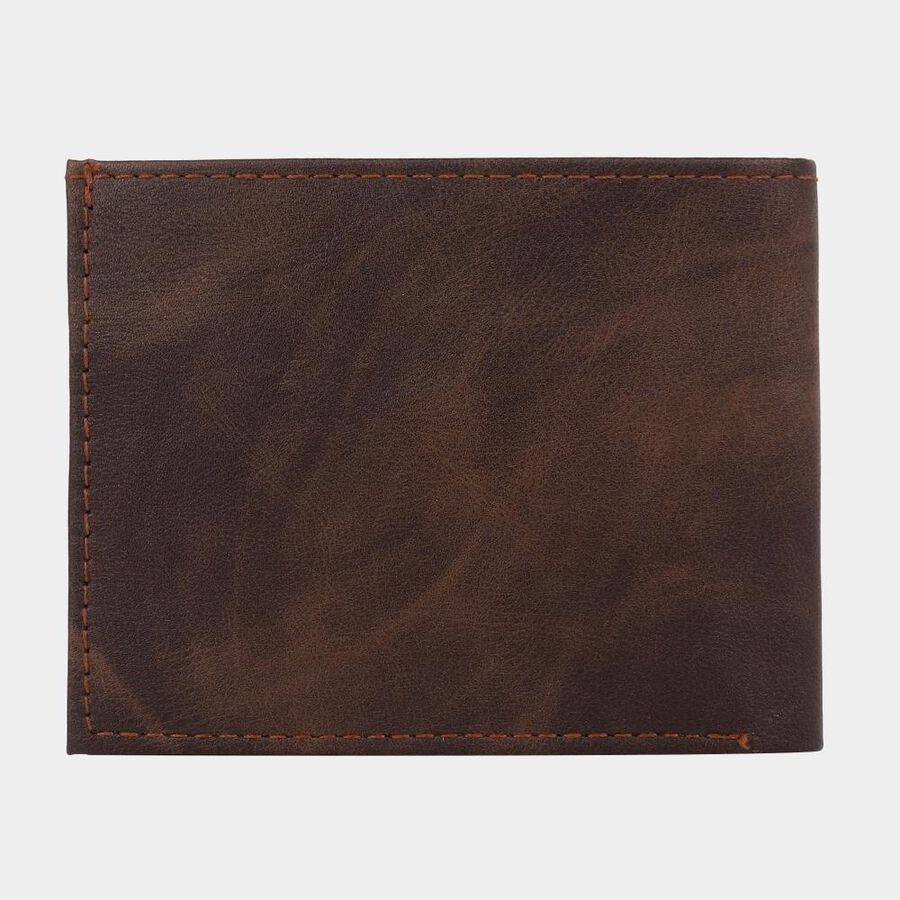 Men's Brown Polyurethane Wallet, , large image number null