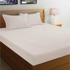 Brown Double Bed Cover with 2 Pillow Covers, , small image number null