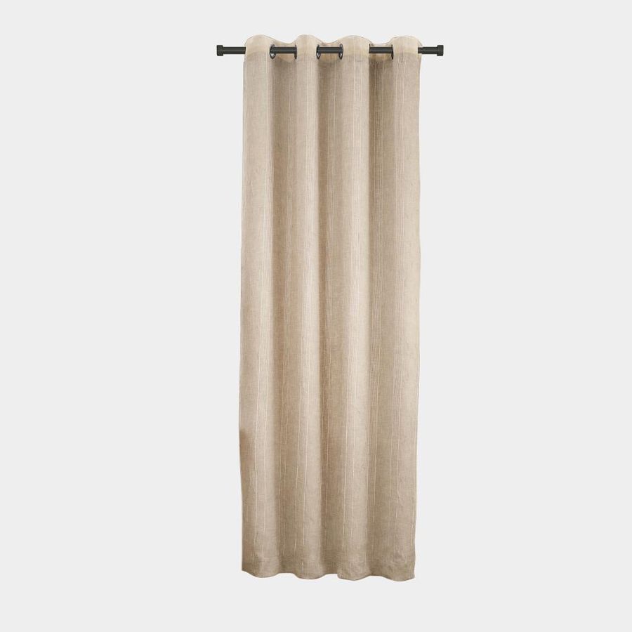 Brown Linen Curtain, , large image number null