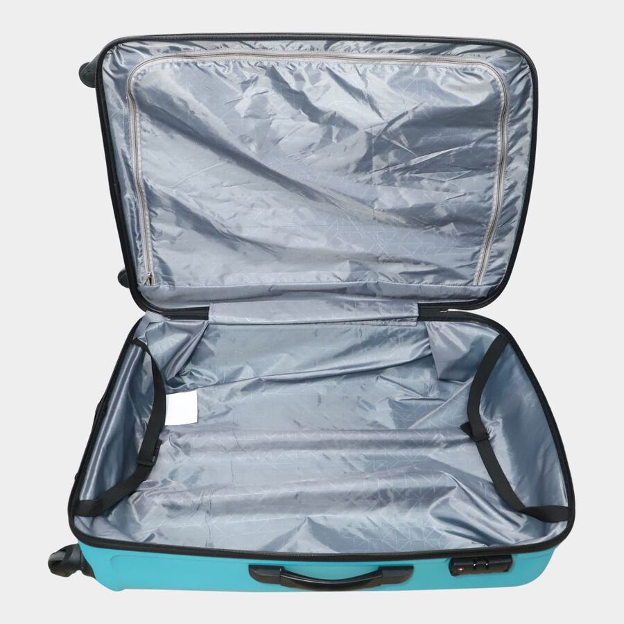 4-Wheel Cyan PVC Matee Hard Case Trolley, Large, , large image number null